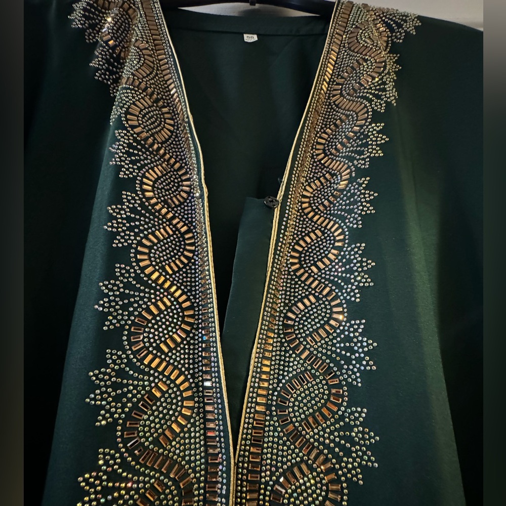 Like New Kaftan With Matching Hijab Head Wrap - image 6